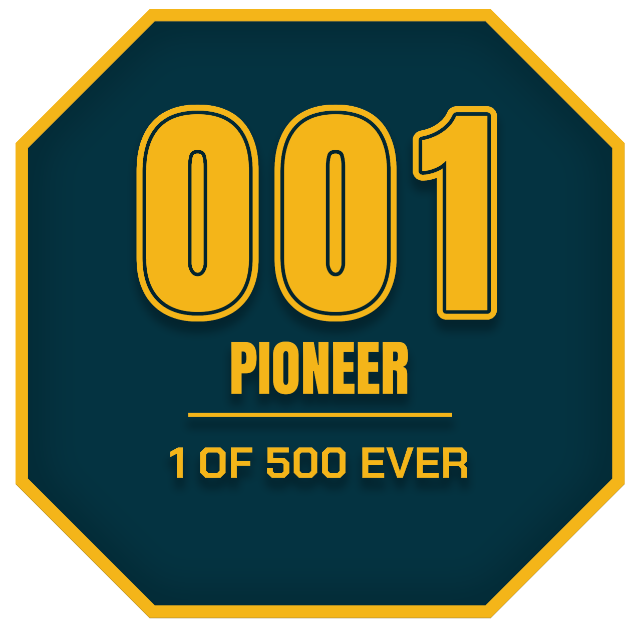 QUSHi Pioneer Founding Era badge